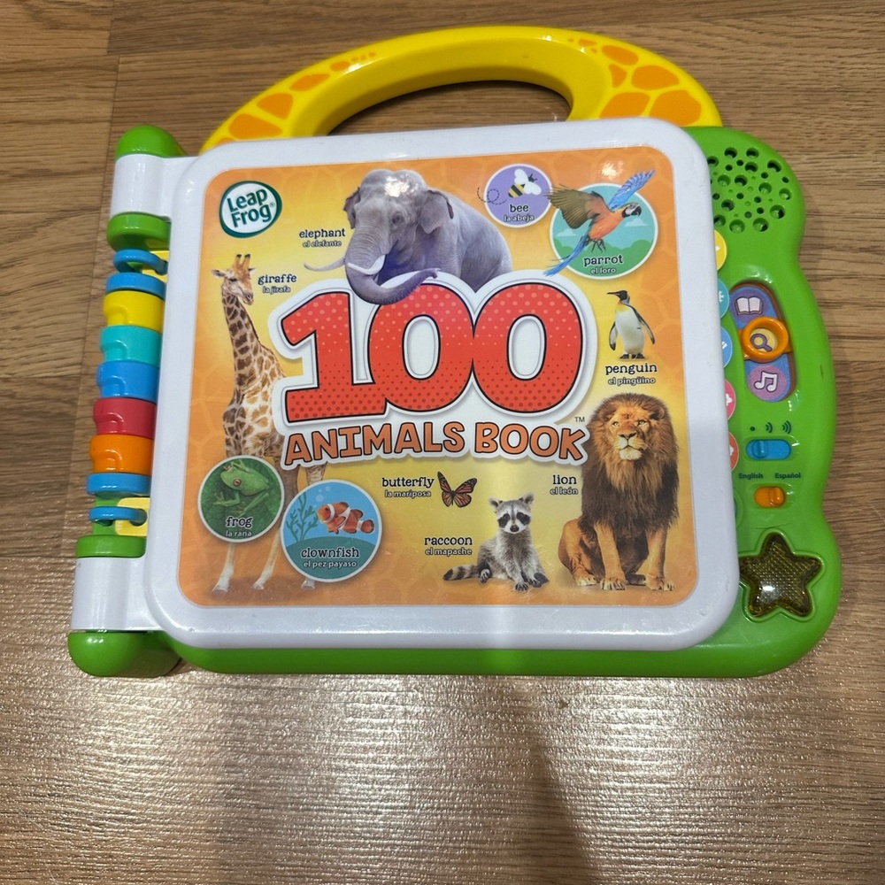 Adidas 100 Animals Book - Green and Orange